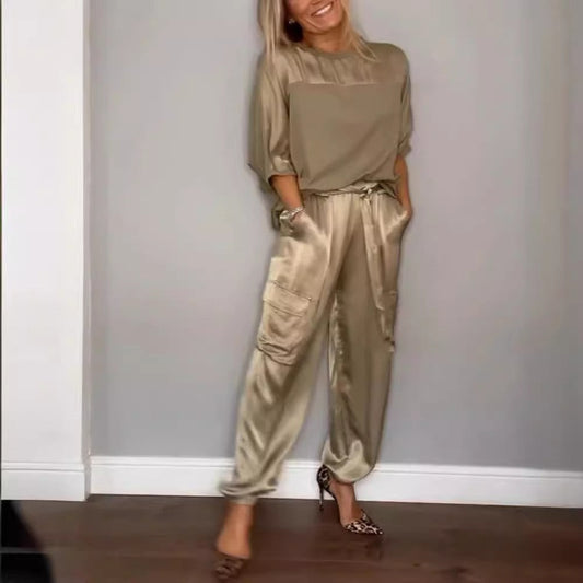 Modern Chic Belted Relaxed Jumpsuit